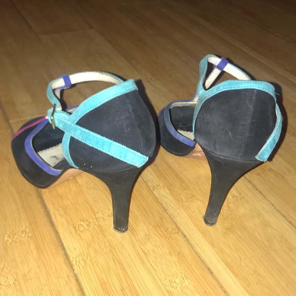 Alma Tango Fête MardiGras Argentina Suede Stilettos - Picture 4 of 9